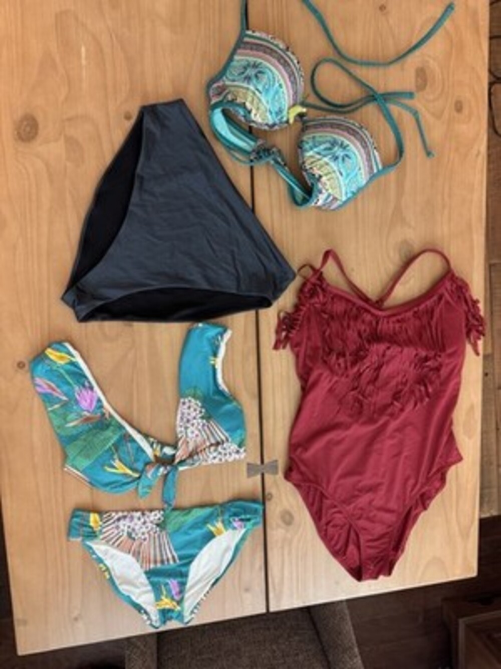 Women's Swimsuit Bundle Size M/L Size 8 Various Brands Including Trina Turk